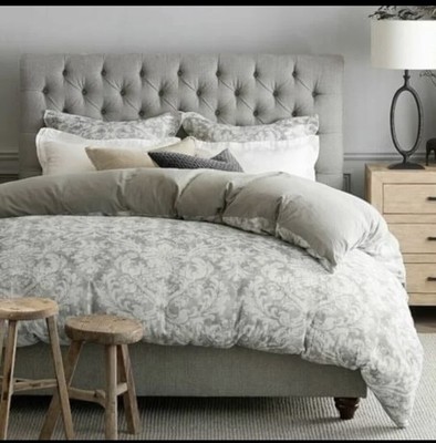 Pottery Barn TALISA PRINTED Full/Queen Duvet and 1 Euro Sham *NEW*-image