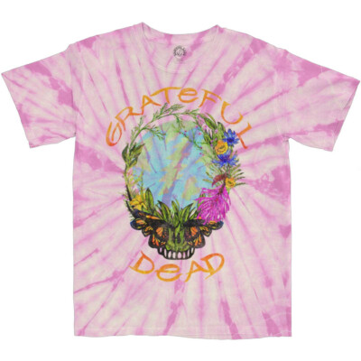 Grateful Dead - Forest Dead Dip Dye Wash - Pink t-shirt-image