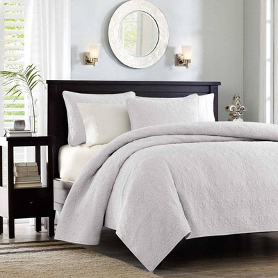 Madison Park Quilts Full/Queen Mansfield 3-Piece Reversible Coverlet Set White-image