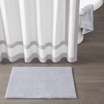 Madison Park Signature Marshmallow Bathroom Rug Non Slip, 20x30