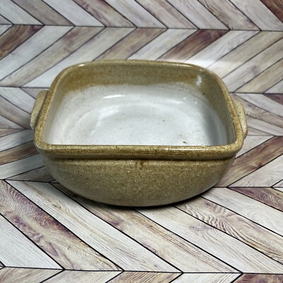 Devica Gres de Viana Portuguese Studio Art Pottery Bake Dish Vintage Stamped-image