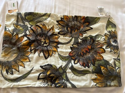 Pottery Barn Sunflower pillow covers 16x24-image