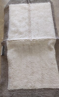 Madison Park Bath Rug 27in W x 45in L Made Of Cotton Tufted Tan/Beige -image