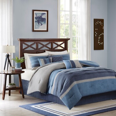 Madison Park Collins 7 Piece Comforter Set-image