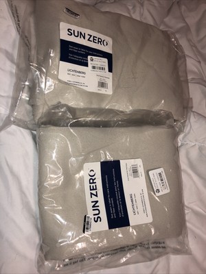 Sun Zero Cyrus Thermal 100% Blackout Grommet Curtain Panel, 40