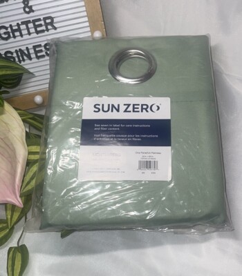 Sun Zero Sailor Indoor / Outdoor UV Protectant Curtain Panel 54