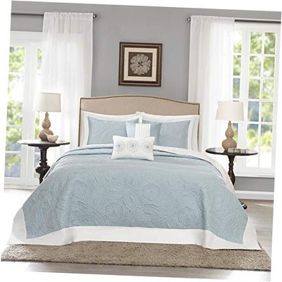  Ashbury Bedspread Set - Luxury Textured Quilt, All Season, Large Lightweight -image