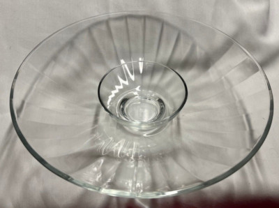 Large Glass Bowl with small bowl for dip-image
