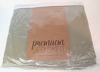 Luxury Bed Skirt By Ienjoy Solid Microfiber Pleated 14