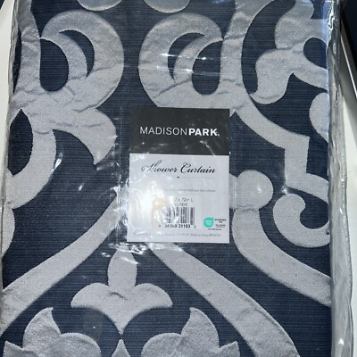 Madison Park Odette Jacquard Shower Curtain, 72