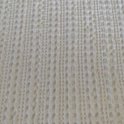 Pottery Barn Honeycomb Waffle Weave Cotton Duvet Cover King /Cal King, White-image