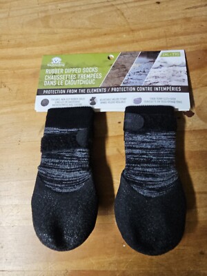  FouFou Dog 82549 2017 Rubber Dipped Socks, 2X-Large, Black-image