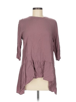 A Dip of Darling Women Red 3/4 Sleeve T-Shirt L-image