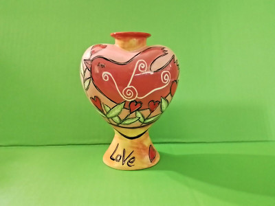 VINTAGE HEART SHAPED CANDLE HOLDER-image