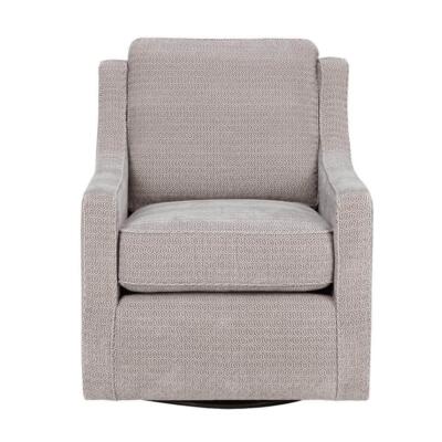 Madison Park Arm Chair Removable Cushions Swivel Base Square Slope Arm Polyester-image