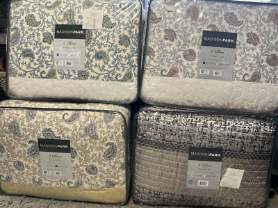 MADISON PARK Dawn 6-Pc.  or Rhapsody Jacquard Quilt Set, U pick-image