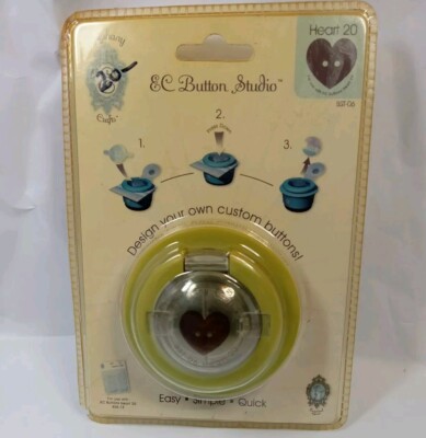 Epiphany Crafts EC Button Studio Heart 20 Shaped Paper Punch Scrapbook Crafts-image