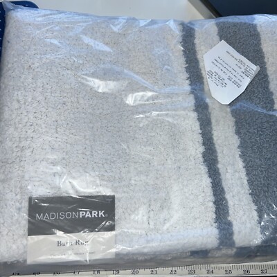 Madison Park Spa Reversible Cotton Bath Rug, 27