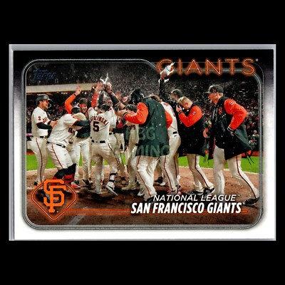 2024 Topps Series 2 #453 - San Francisco Giants Team - Baseball Card-image