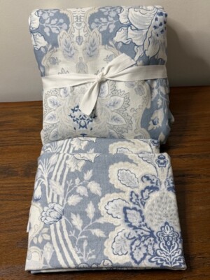 Pottery Barn K/CK Kravet Arboretum Petite Floral Reversible Duvet Cover & Shams-image