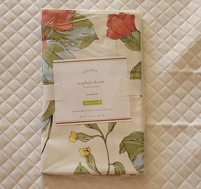 1 Pottery Barn Sophia Floral Standard Sham, 20