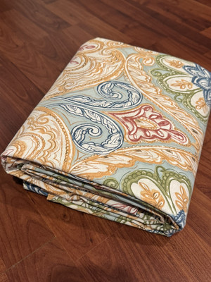 Pottery Barn Catrina Duvet Cover Full /Queen Paisley Floral Cottage Core Boho-image