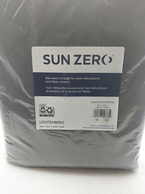 Sun Zero Panel Curtain Brown 52in x 63in-image