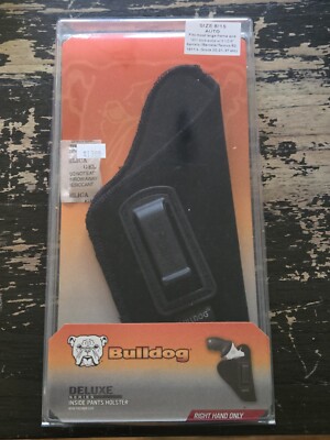 Bulldog Deluxe Inside Pants Holster Right Hand For Large Frame Auto Black DIP815-image