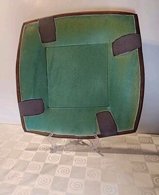 Vintage HAYNE BAYLESS Studio Pottery Stoneware Tray Dish 15.5