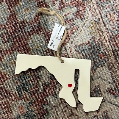 Quirk-n-Bach Pottery Studio Annapolis, Maryland Shaped Ornament-image