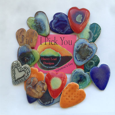 Valentine's Day Packaged Valentine's Day Special -3 heart shaped guitar picks-image