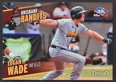 2013/2014 ABL BASEBALL TRADING CARD #50 LOGAN WADE BRISBANE BANDITS-image