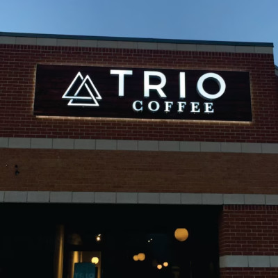 Custom Design 3D Backlit LED Light Sign Business Logo Wall Name Workshop Studio-image