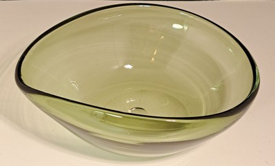 Smokey Green, Avocado Shaped Fruit Bowl-image