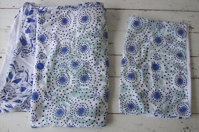 Pottery Barn Teen Kelly Slater Ocean Floral Twin Duvet+Std Sham~Organic Cotton-image