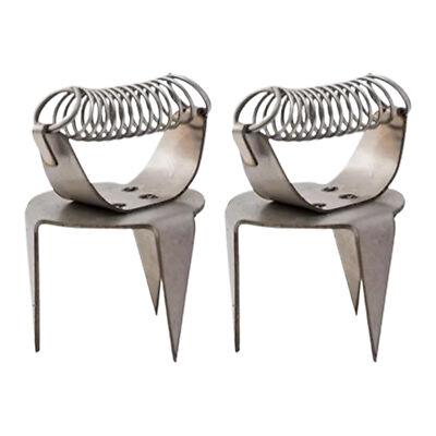 2x Fingertip Dipping Glaze Clips Porcelain Lightweight Glazed Clamps-image