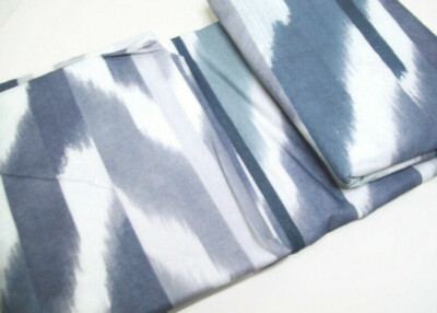 Pottery Barn Teen Mavericks Tie Dye Chevron Cotton Full Queen Duvet Cover-image