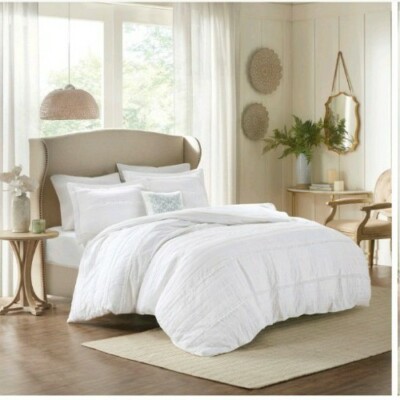 Alexis 2-in-1 Duvet Set (Full/Queen) White - 4pc-image