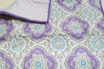 Pottery Barn Kids Multi Colors Tory Floral Dot Quilted Euro Pillow Cover Sham-image