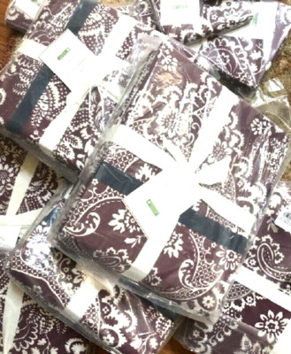 Pottery Barn Elaine Duvet Cover Set Lavender Blue Queen 2 Standard Shams Purple-image