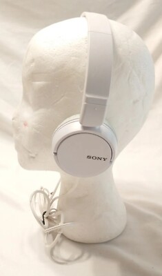 Sony MDRZX110 Stereo Headphones Studio Cans Monitors White (MDRZX110/WHI) EUC-image