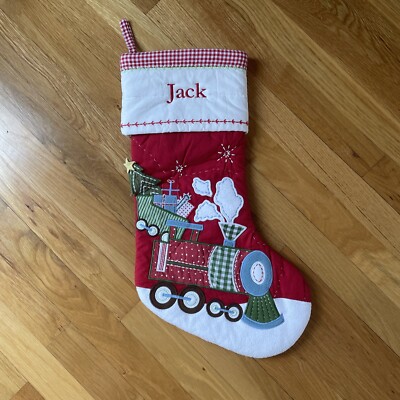 Pottery Barn Stocking Custom Monogrammed JACK-image