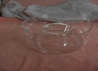 Vintage Princess House Large Crystal Heritage Chip & Dip Tray-image