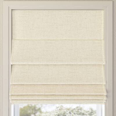 Sun Zero Seraphina Textured Total Blackout Cordless Roman Shade 27