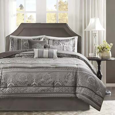 Madison Park Bellagio 7-PC. King Comforter Set Bedding-image