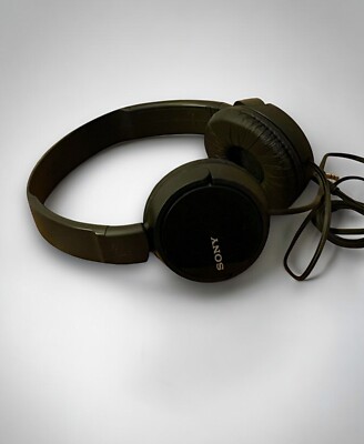 Sony MDR-ZX110 On Ear Stereo Adjustable Wired Headphones Black 3.5mm Jack-image