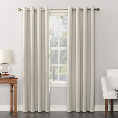 Sun Zero Soho Blackout Energy Efficient Grommet Curtain Single Panel 54