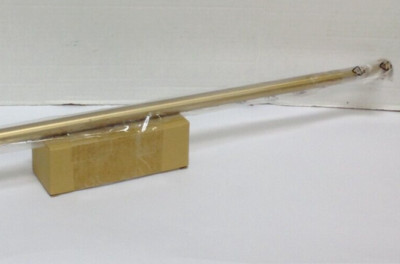 Pottery Barn Teen Classic Steel Rod - Brass 28-48 1.25-image