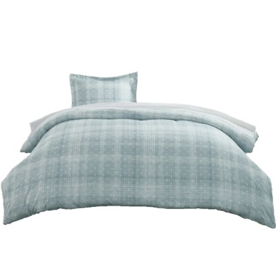 Ienjoy Home Polka Dot Pattern 2 Piece Duvet Cover Set – Aqua – Twin/Twin XL-image