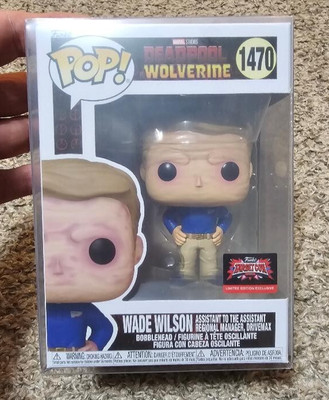 Funko Pop! Wade Wilson #1470 Target Con Limited Edition Exclusive W/protector-image
